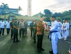 Bupati Rejang Lebong Hadiri Penerimaan Atlet Karate Berprestasi Kodim 0409/Rejang Lebong