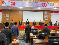 Bupati dan Wabup Kaur Hadiri Paripurna Istimewa Mendengarkan Pidato Presiden