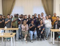 Satgas Ops Damai Cartenz Jalin Silaturahmi dengan Wartawan di Jayapura