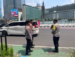 Polri Cek Keamanan Bundaran HI, Tinjau Personel Ops Merdeka Jaya 2025