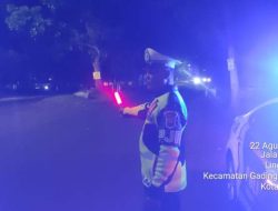 Sat  PJR Ditlantas Patroli Blue Light, Ciptakan Keamanan di Kota Bengkulu
