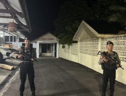 Ditsamapta Polda Bengkulu Laksanakan Pengamanan Markas Komando