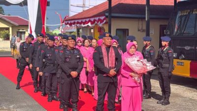 Dansat Brimob Polda Bengkulu Kunjungan Kerja ke Batalyon A Pelopor