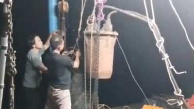 Demi Layanan Optimal, PDAM Tirta Manna Lembur Perbaiki Pompa Intake