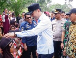 Momen Haru Bupati Rejang Lebong Bersama Anak-Anak di Acara Cetak Sawah Rakyat dan Brigade Pangan