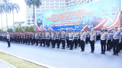 9.035 Personel dikerahkan Amankan HUT ke-80 RI