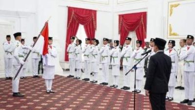 Walikota Bengkulu Kukuhkan 30 Paskibraka: Jalankan Tugas dengan Baik, Jadilah Teladan