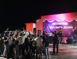 Pentas Musik Jalanan Satbrimobda Bengkulu Meriahkan Malam Kemerdekaan