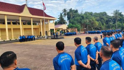 Olahraga Jadi Prioritas, Karo SDM Tekankan Pentingnya Kebugaran Personel Polda Bengkulu