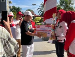 Rejang Lebong Raih Juara Pertama Lomba Senam Kreasi Merah Putih