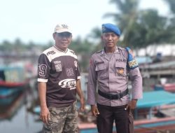 Polisi RW Polairud Ajak Warga Kampung Bahari Jaga Kamtibmas dan Waspada Cuaca Buruk