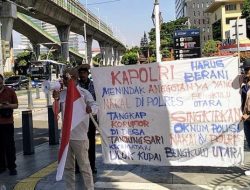 Aksi Damai LSM Pekat Bengkulu, Desak Transparansi Kasus Korupsi