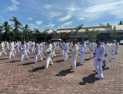 Polda Bengkulu Gelar Ujian Bela Diri, Tingkatkan Profesionalisme Personel