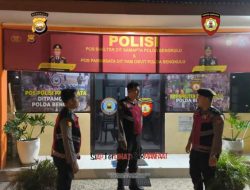 Pos Shelter Samapta Polda Bengkulu Siaga 24 Jam Amankan Pantai Panjang