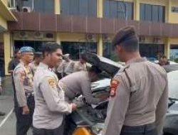 Kapolresta Bengkulu Cek Langsung Kendaraan Dinas, Pastikan Siap Pakai dan Prima