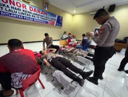 Ditlantas Gelar Donor Darah dalam Rangka Hari HUT Lalu Lintas ke-70