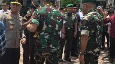 Kunjungan Kerja ke Bengkulu, Pangdam XXI/RI Pimpin Sertijab Danrem