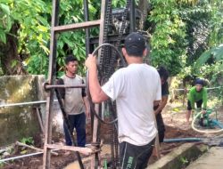 Atasi Krisis Air Bersih, Pemdes Talang Padang Bangun 4 Titik Sumur Bor