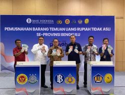 5287 Lembar Uang Palsu Dimusnahkan, BI dan Polda Bengkulu Tegas Jaga Kepercayaan Publik