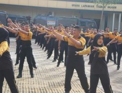 Wakapolda Bengkulu Ajak Personel Jaga Kebugaran Lewat Olahraga Rutin