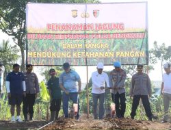 Kapolda Bengkulu Resmikan Penanaman Jagung di Lahan Tidur