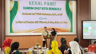 Lepas Sambut Dandim 0407/Kota Bengkulu, Pemkab Bengkulu Tengah Siap Bersinergi