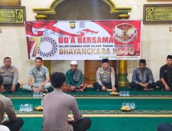 HUT ke-70, Polantas Bengkulu Selatan Gelar Doa dan Aksi Sosial