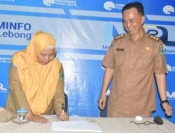 Serah Terima Jabatan, Upik Zumratul Aini Pimpin Diskominfo Rejang Lebong