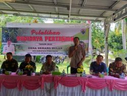Warga Serang Bulan Ikuti Pelatihan Budidaya Pertanian