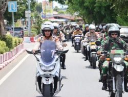 Kapolresta Pimpin Patroli Besar Jaga Bengkulu Kondusif