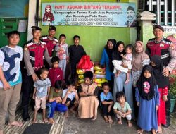 Dalmas Ditsamapta Polda Bengkulu Bakti Sosial ke Panti Asuhan