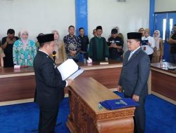 Resmi Dilantik, Syarifuddin Jabat Pj Sekda Lebong: Siap Jaga Harmonisasi dan Efisiensi Pemerintahan