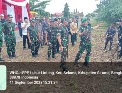 Pangdam XXI/Radin Inten Sambangi Seluma: TNI Harus Responsif dan Anti Hoaks