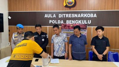Polda Bengkulu Musnahkan 7,22 Gram Sabu Hasil Penangkapan EF