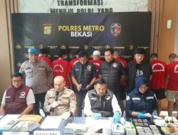 Polres Metro Bekasi Bongkar Peredaran Narkoba Senilai Ratusan Juta