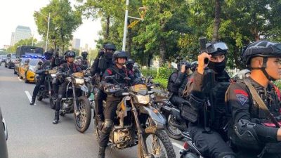 184 Personel Polri Patroli Skala Besar di Jakarta