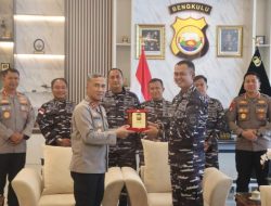 Kapolda Terima Kunjungan Courtesy Call Danlanal Bengkulu, Sinergitas dan Kerjasama Ditingkatkan