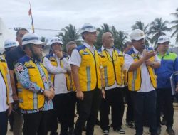 AHY Tinjau Proyek Pengendalian Banjir di Tanjung Agung