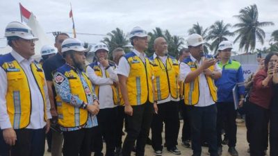 AHY Tinjau Proyek Pengendalian Banjir di Tanjung Agung