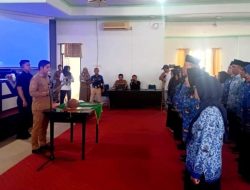 Mutasi Pertama, Pemkab Rejang Lebong Lantik 19 Kepala Sekolah Baru