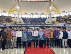 Mentan Beri Kuliah Umum di UNIB, Tiga Mahasiswa Terima Beasiswa