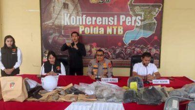 Polda NTB Tetapkan 20 Tsk Kasus Pengerusakan dan Penjarahan Unjuk Rasa 30 Agustus