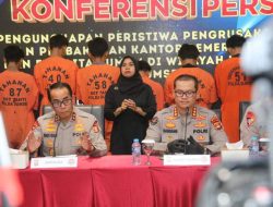 Polda Sumsel Ungkap Pelaku Perusakan dan Pembakaran Fasilitas Umum di Palembang