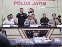 Polda Jatim Ungkap Ratusan Pelaku Aksi Anarkis di 10 Kota, Kerugian Capai Rp256 Miliar
