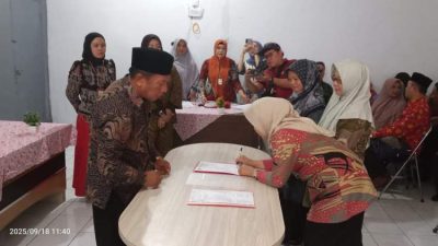 19 Kepala Sekolah di Rejang Lebong Serah Terima Jabatan