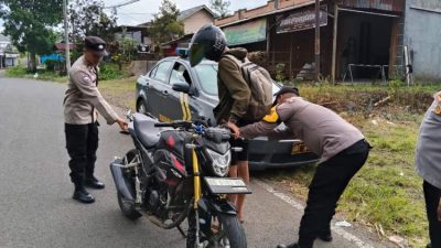 Tekan Kriminalitas, Polsek Selupu Rejang Gelar Razia Senjata Tajam