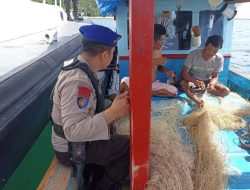Polairud Patroli di Perairan Pulau Tikus, Waspadai Cuaca