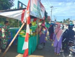 Kodim 0428/Mukomuko Gelar Pangan Murah untuk Warga