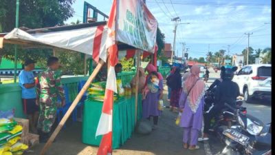 Kodim 0428/Mukomuko Gelar Pangan Murah untuk Warga