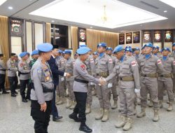 Kapolri Lepas Satgas FPU 7 MINUSCA dalam Misi Perdamaian PBB di Afrika Tengah